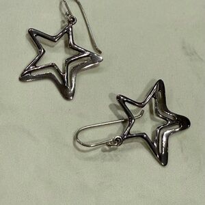 Silpada Sterling Silver Retired “Wish Upon a Star” dangle earrings W1403